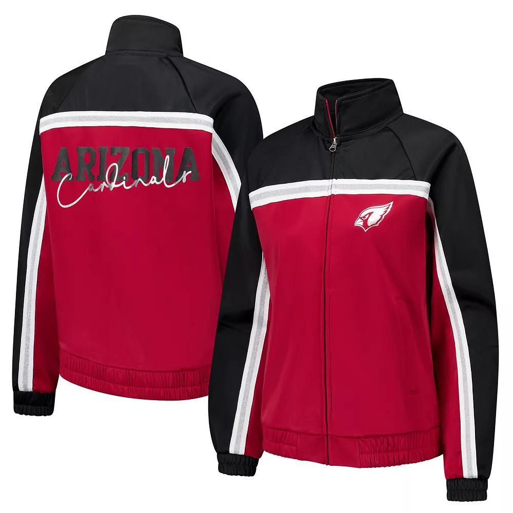 Women's G-III 4Her by Carl Banks Cardinal Arizona Cardinals Post Game Full-Zip Track Jacket, Size: XL, Red Product Image