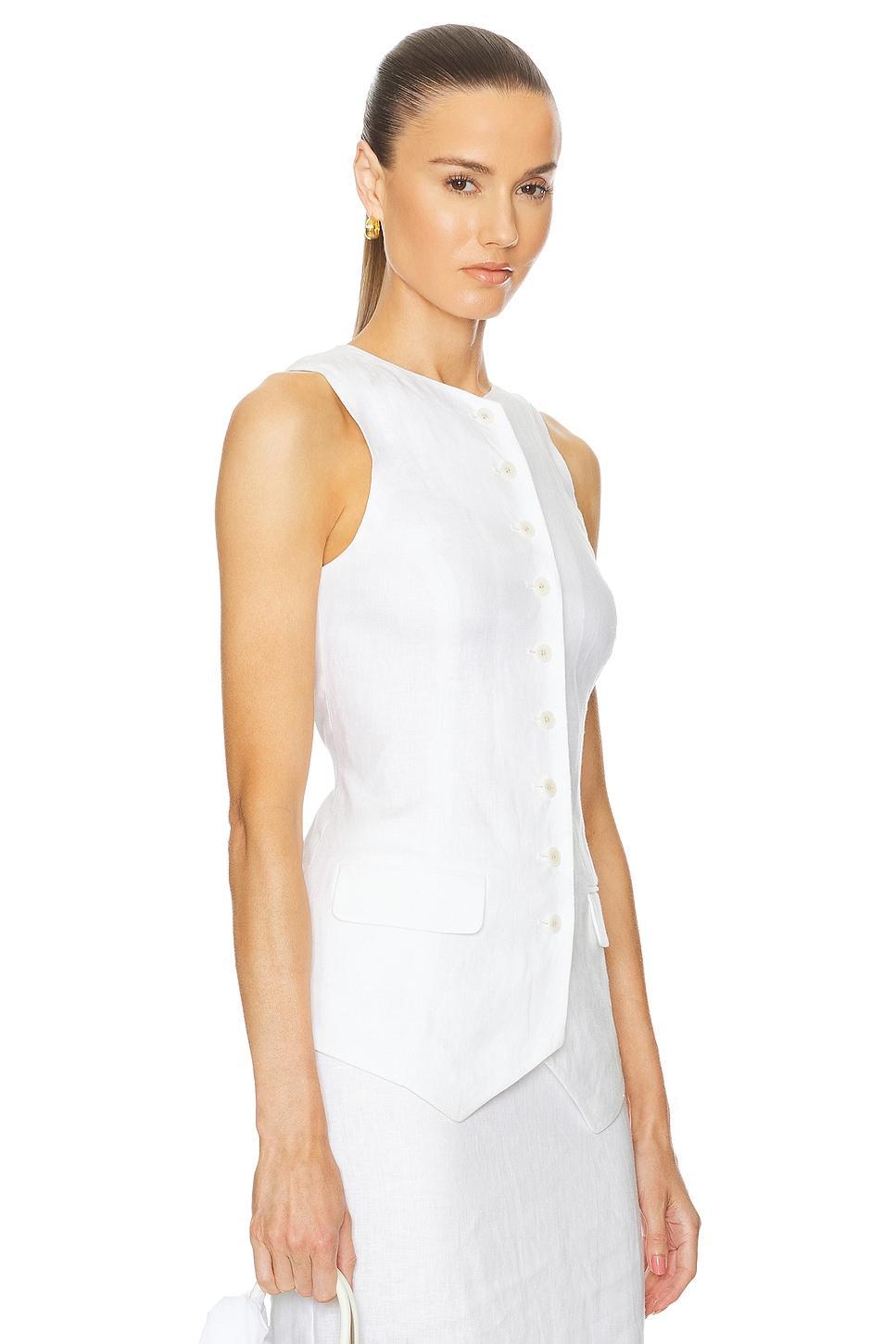 Linen Button Tunic Helsa Product Image