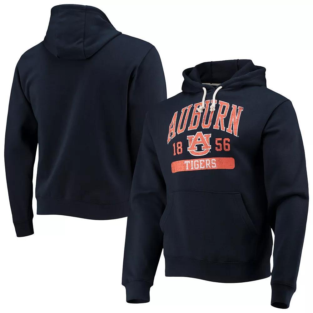 Men's League Collegiate Wear Navy Auburn Tigers Volume Up Essential Fleece Pullover Hoodie, Size: 2XL, Blue Product Image