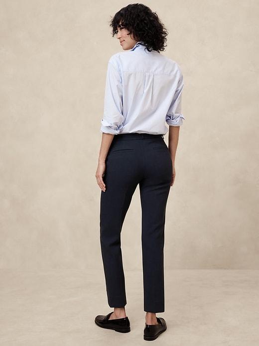 Ryan Double Weave Straight Ankle Pant Product Image