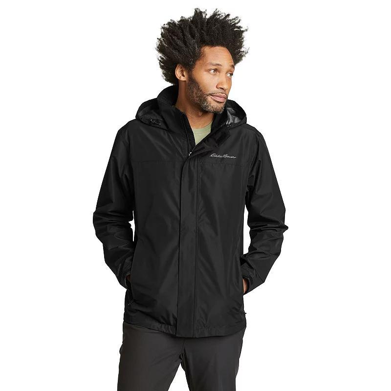 Men's Eddie Bauer Packable Rainfoil Jacket, Size: Small, Black Product Image