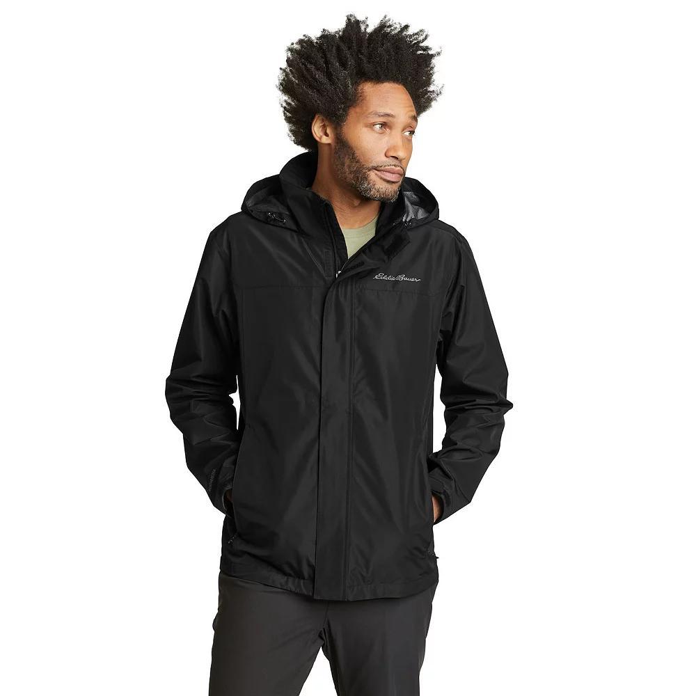 Men's Eddie Bauer Packable Rainfoil Jacket, Size: Small, Black Product Image