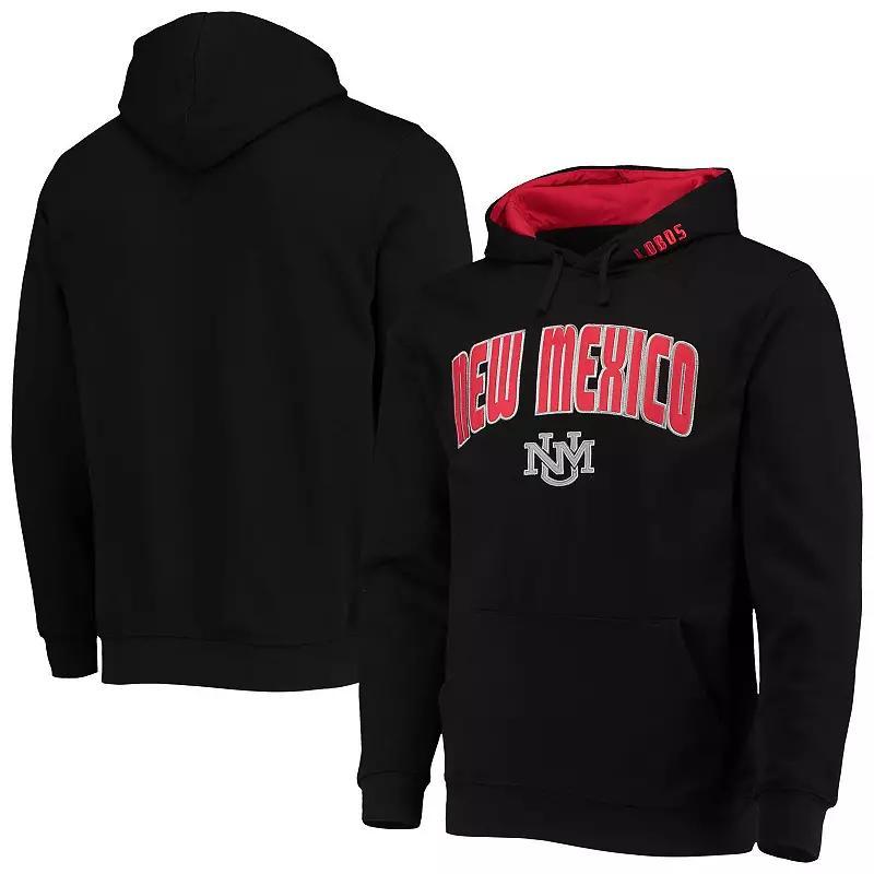 Mens Colosseum New Mexico Lobos Arch and Logo Pullover Hoodie Product Image