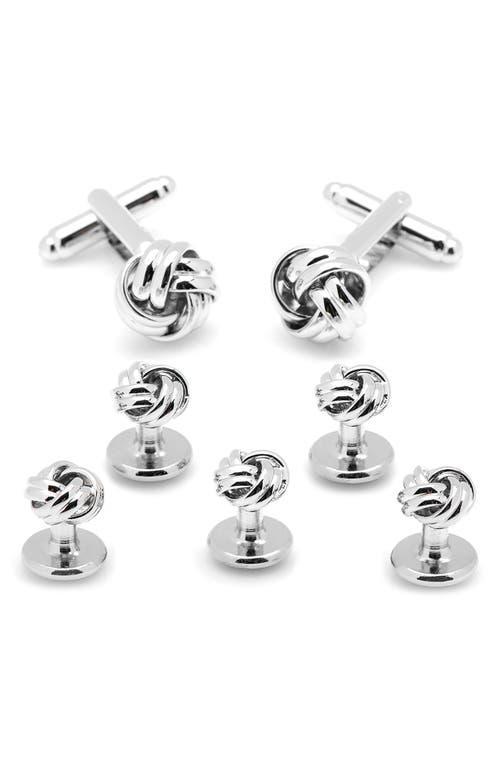 Mens Knot Cuff Link 5-Stud Set Product Image