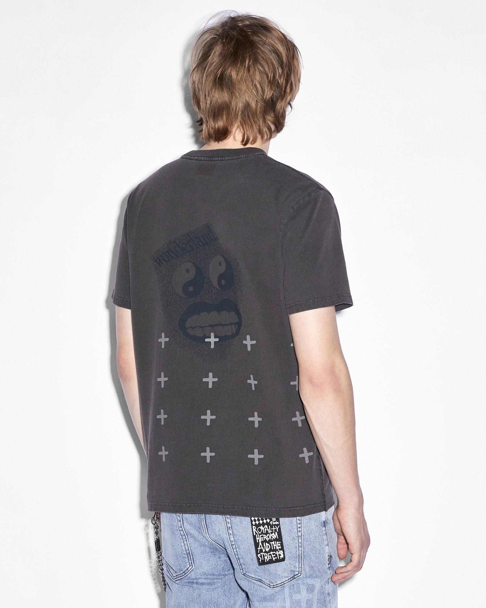 PORTAL KASH SS TEE FADED BLACK Male Product Image