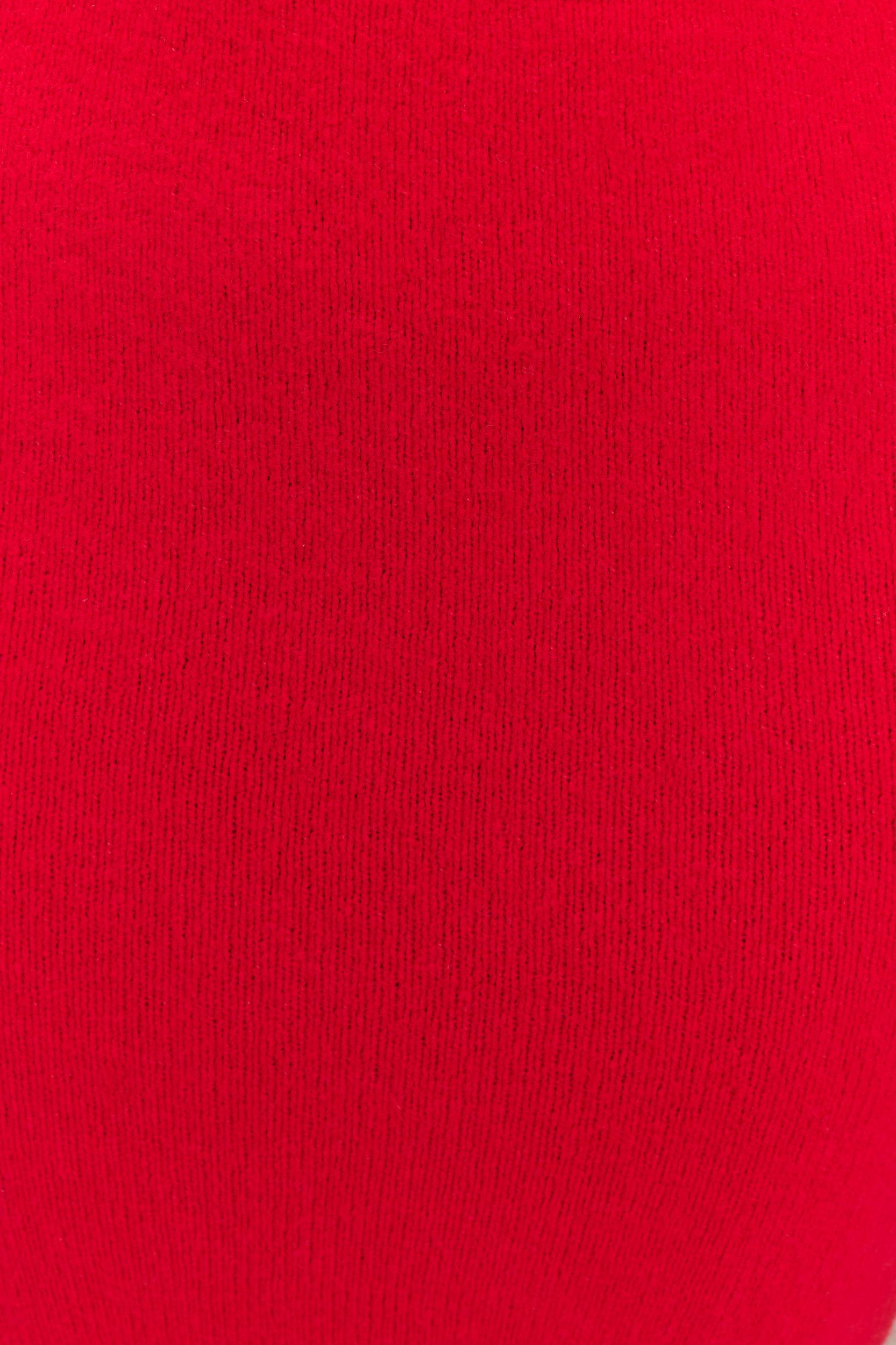 Elise Knit Maxi Skirt - Red Product Image