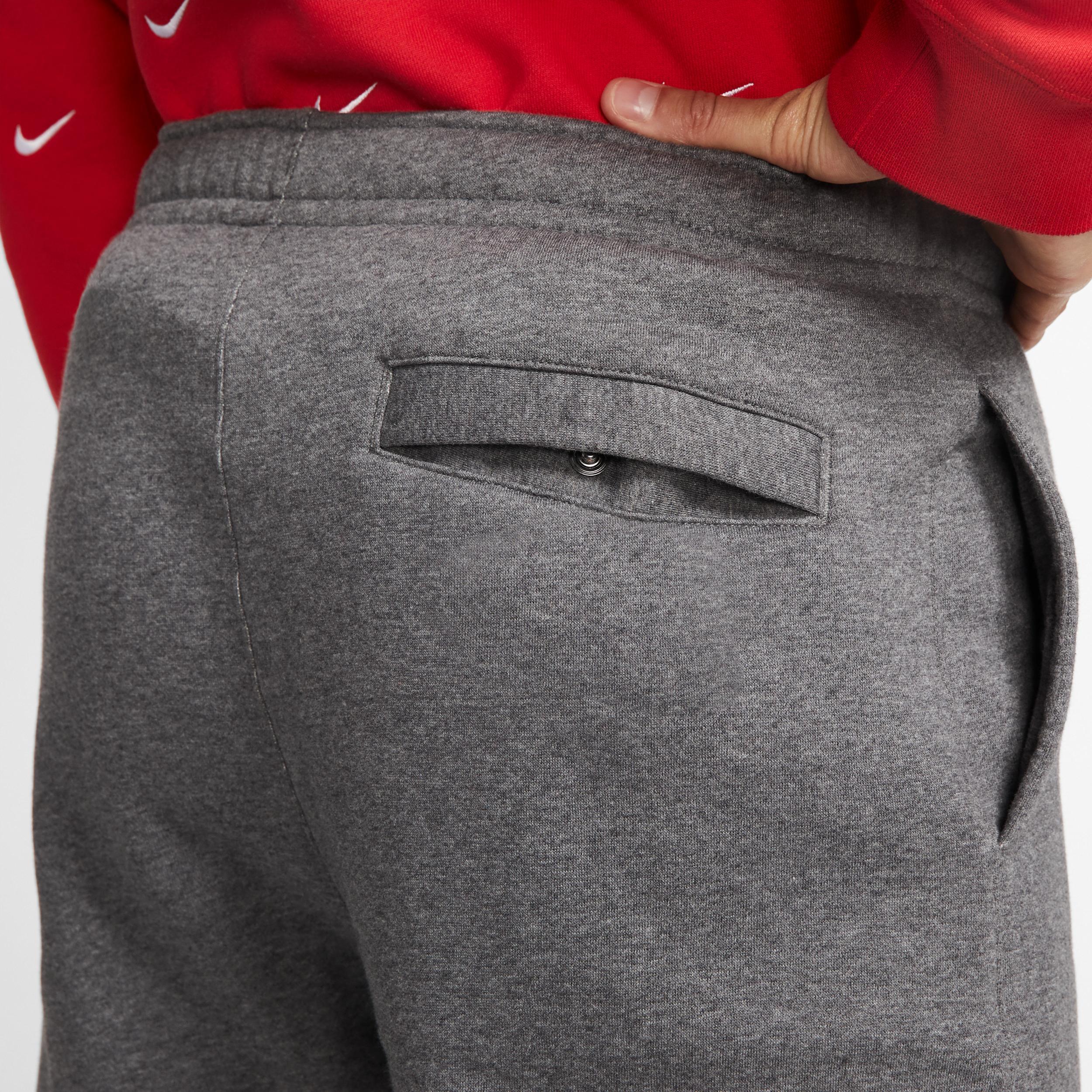 Mens Nike Sportswear Club Fleece Pants Grey Heather White Product Image