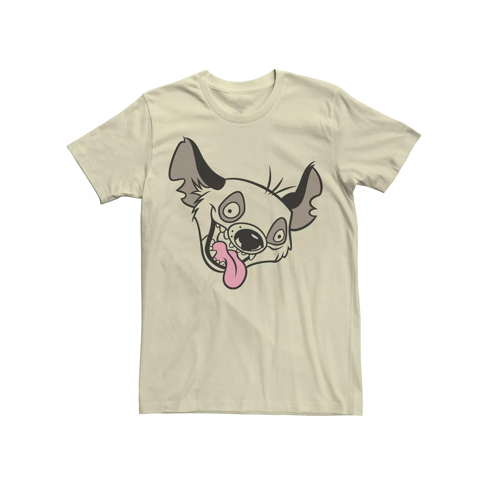 Disney's The Lion King Hyena Big Face Men's Tee, Size: Small, Natural Product Image