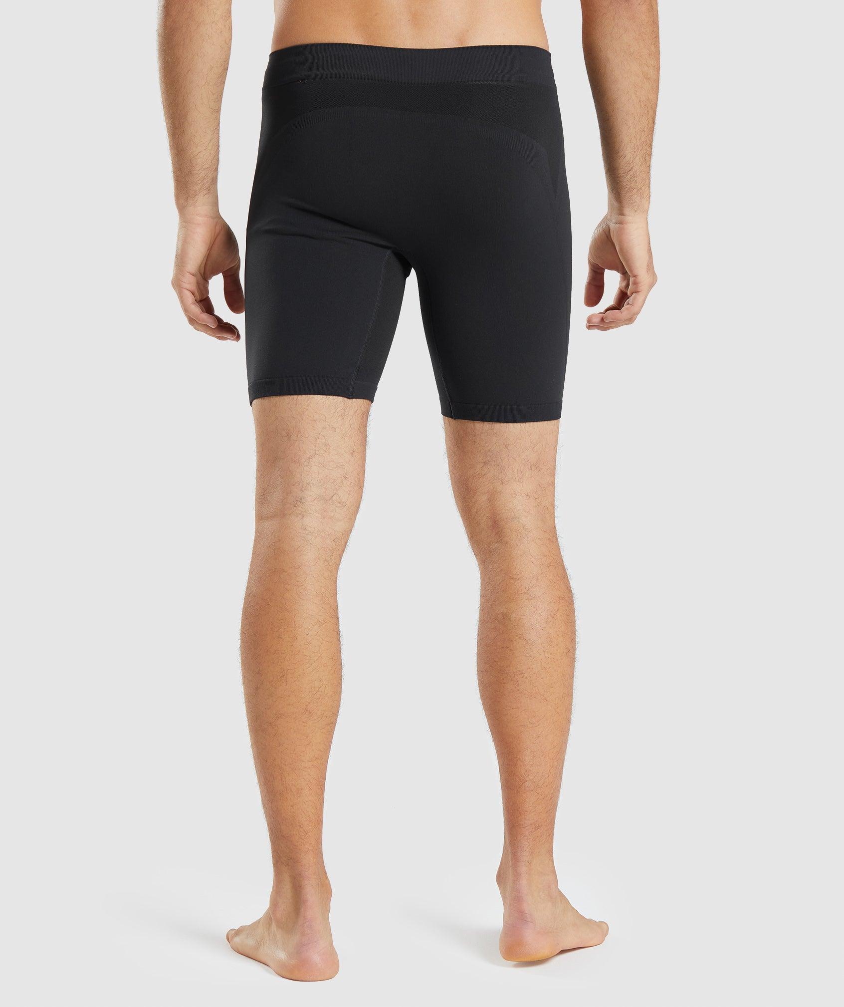 Gymshark Hybrid Boxer - Black/Light Grey Male Product Image