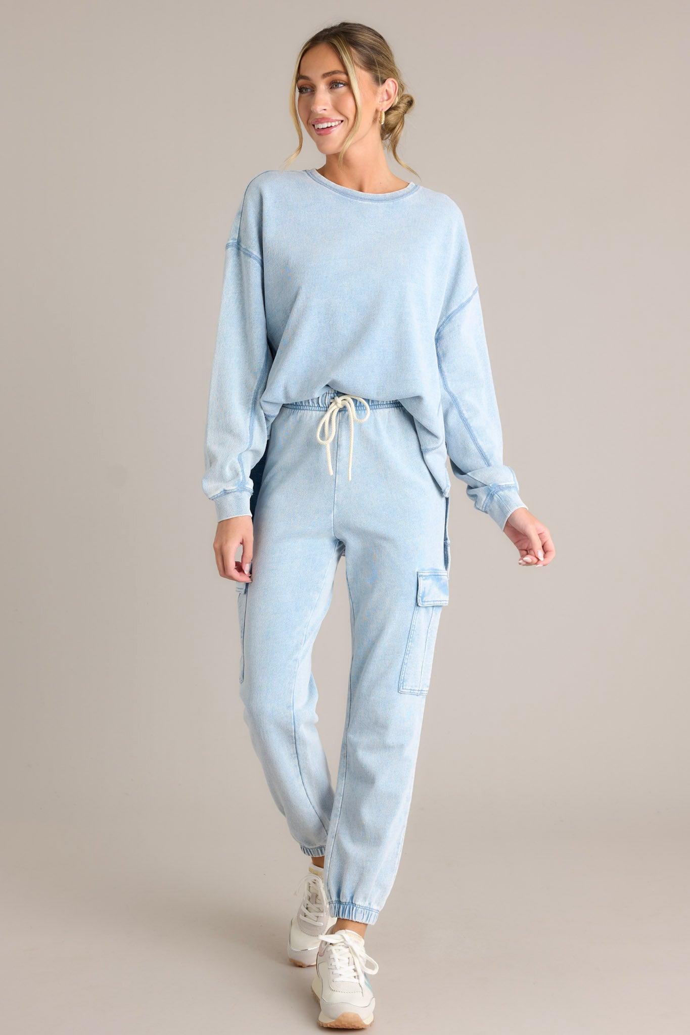 Z-Supply Knit Denim Washed Indigo Modern Weekender Product Image