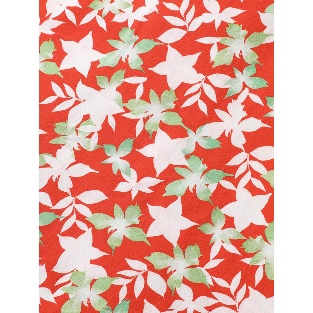 Plus Size Floral Print Sleeveless Pockets Midi Dress Crimson Women Square Neck Sleeveless Curvy BloomChic 10/M Product Image