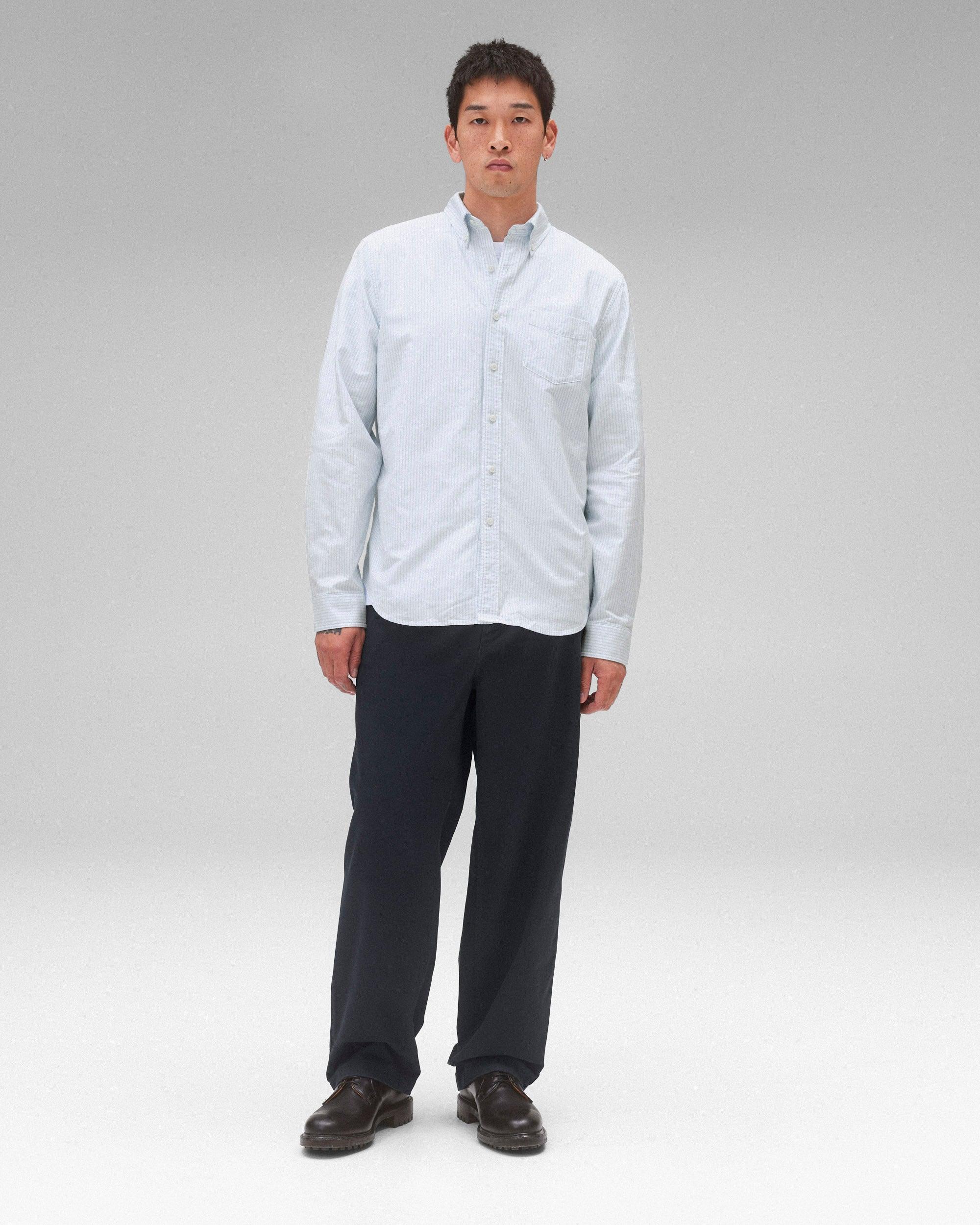 Cotton Oxford Windsor Standard Shirt Male Product Image