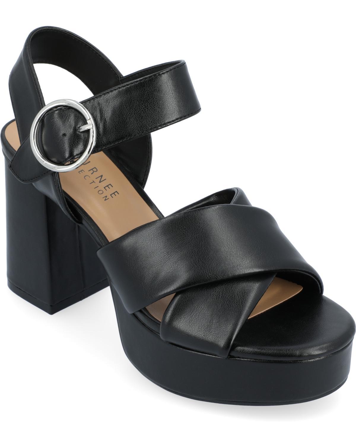 Journee Akeely Tru Comfort Foam™ Women's Heeled Sandals, Size: 11 Product Image