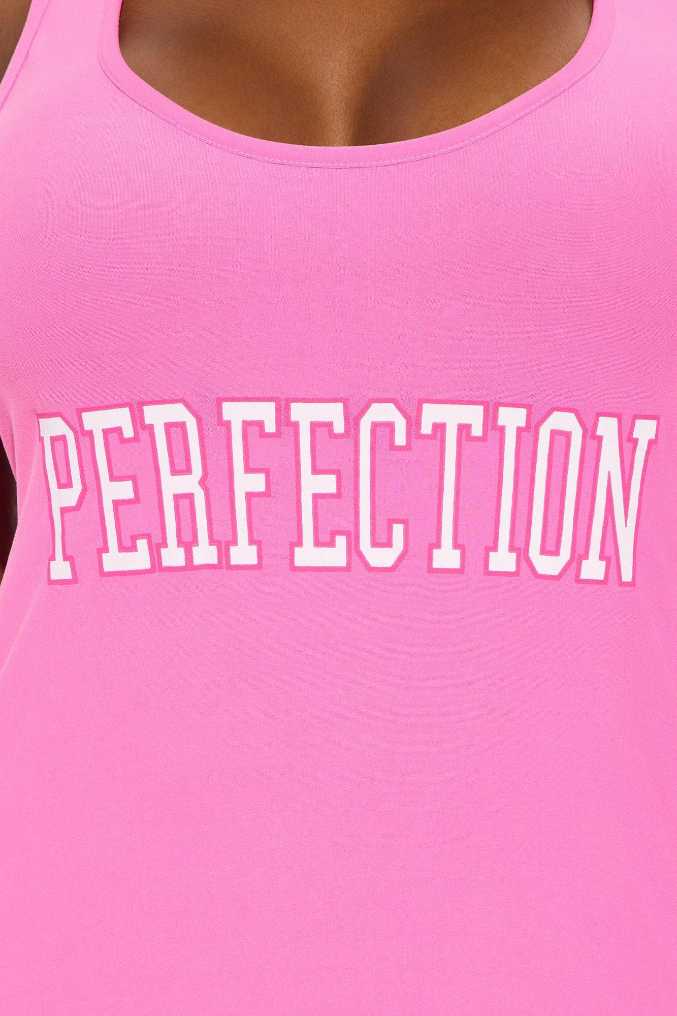 I Am Perfection PJ Sleep Dress - Pink Product Image