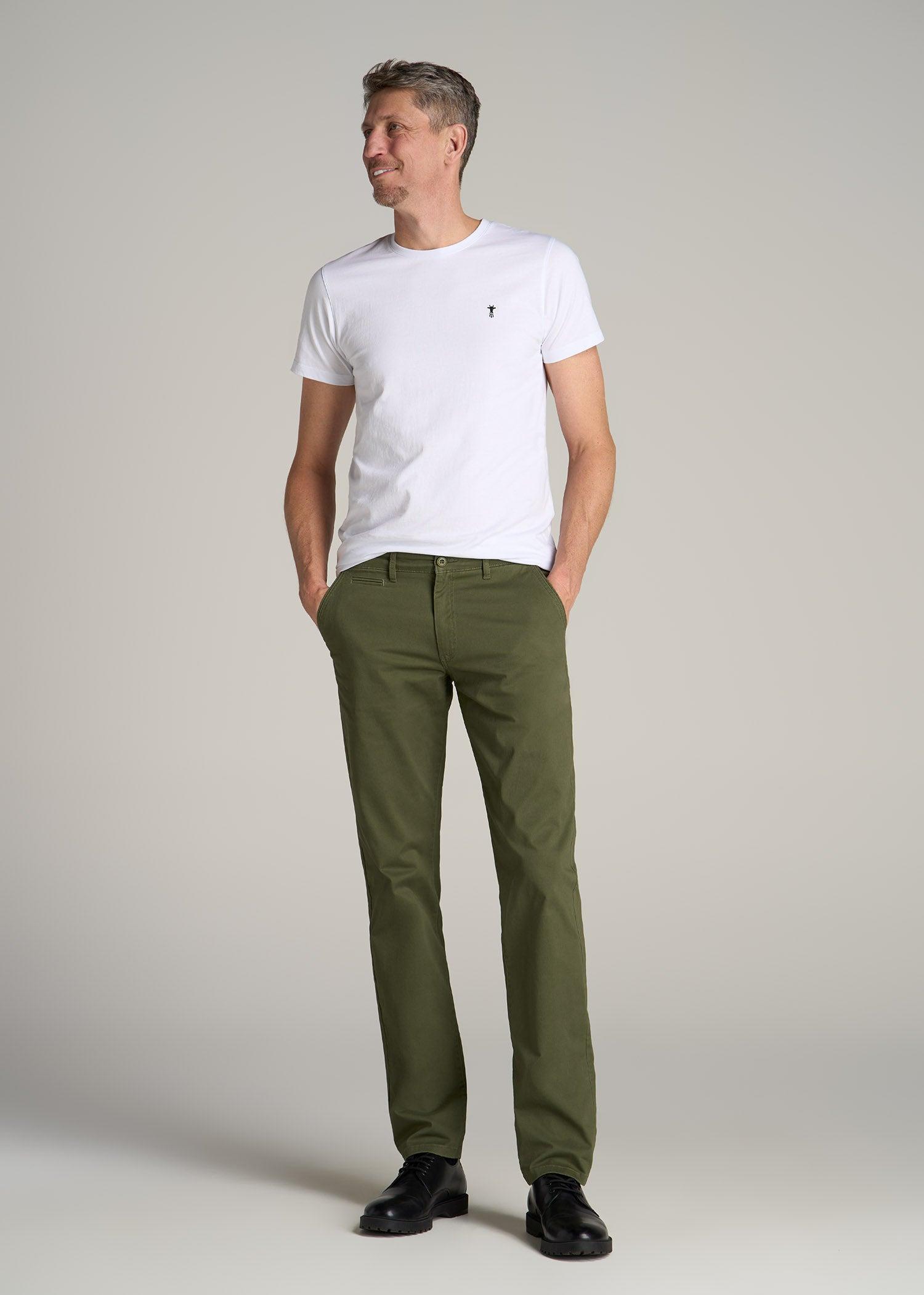 Carman TAPERED Chinos for Tall Men in Marine Navy Product Image