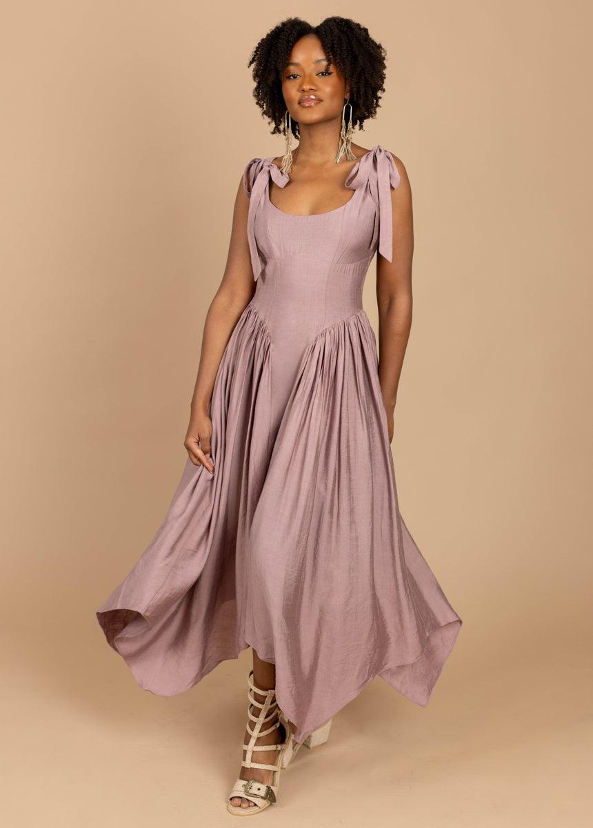 Mayreli Dress in Rosetan Female Product Image