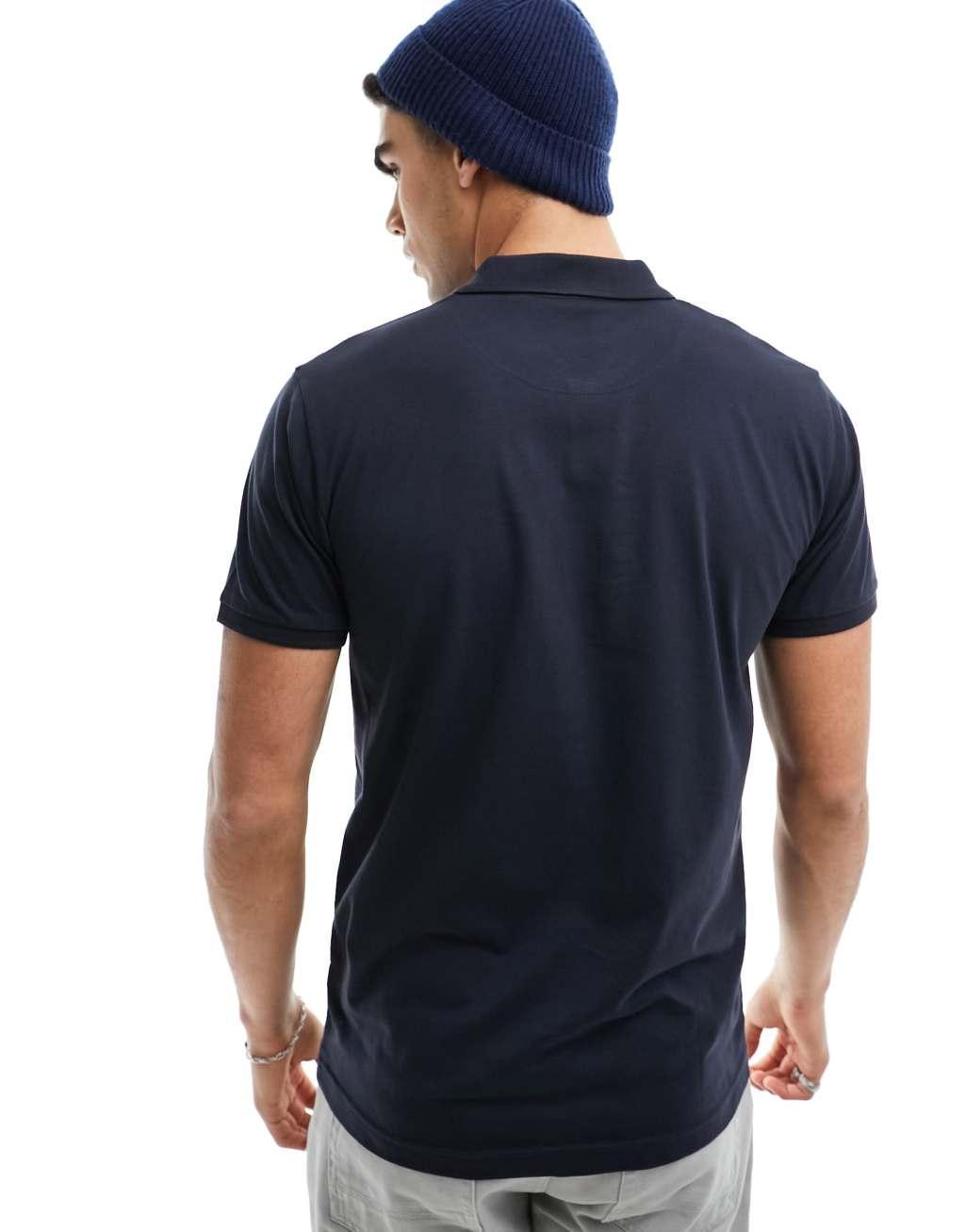 Brave Soul polo in dark navy Product Image