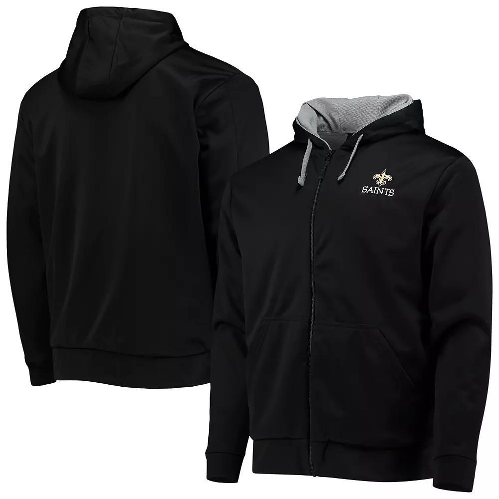 Men's Dunbrooke Black/Gray New Orleans Saints Apprentice Full-Zip Hoodie, Size: 5XL Product Image