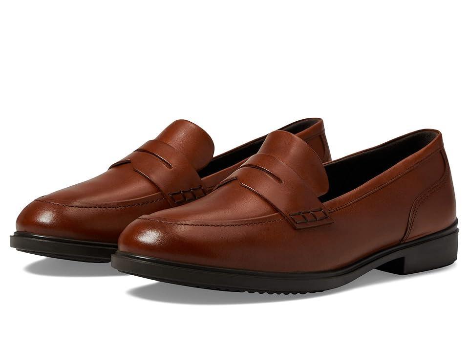 ECCO Womens Classic15 Leather Penny Loafers Product Image