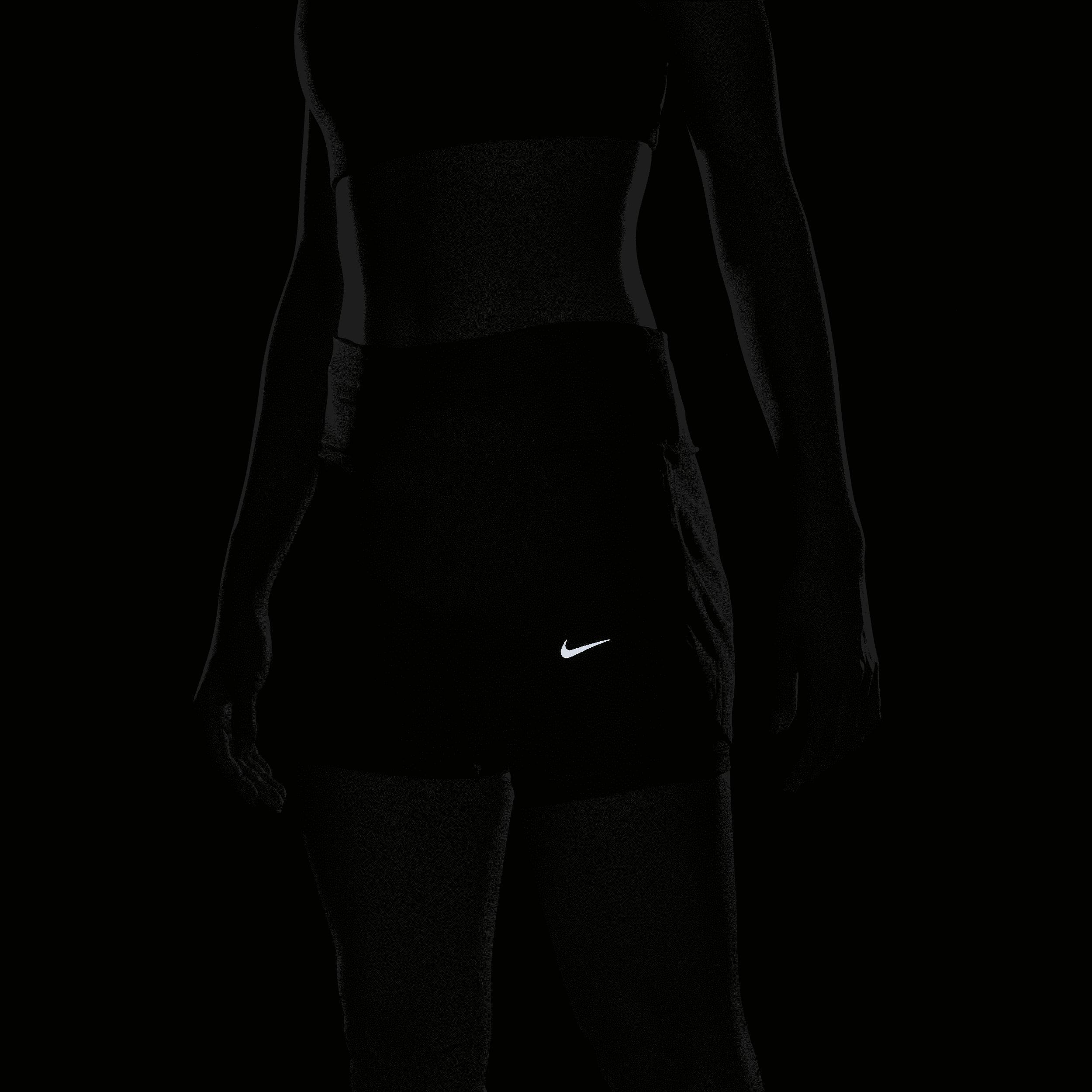 Nike Womens Dri-FIT Swift Mid-Rise 3 2-in-1 Running Shorts with Pockets Product Image