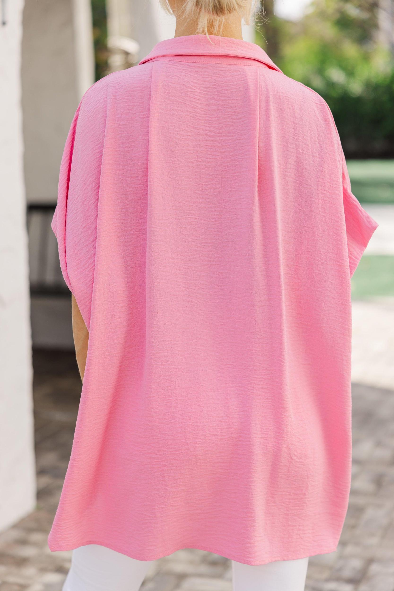 Think It Through Blush Pink Top Female Product Image