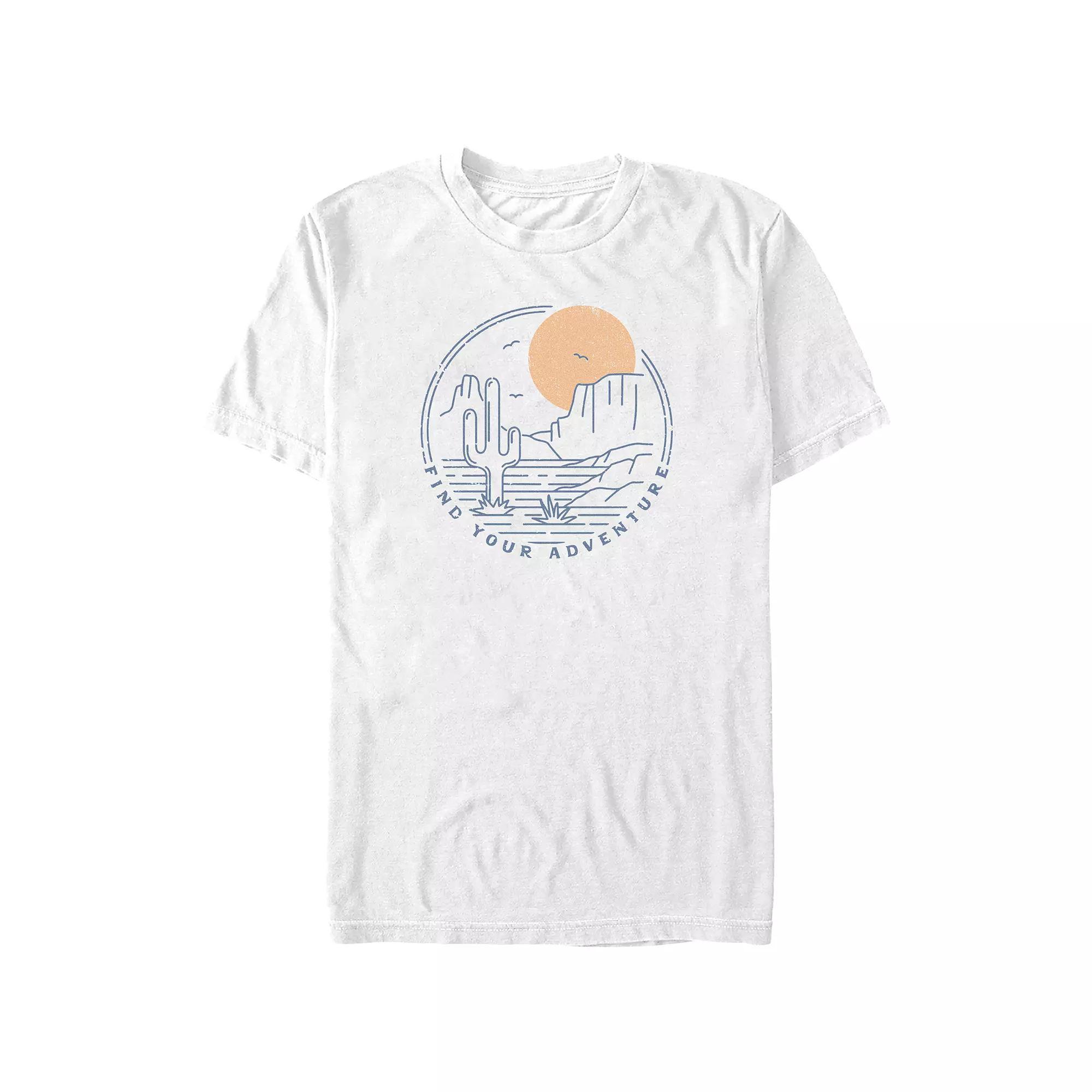 Big & Tall Find Your Adventure Graphic Tee, Men's, Size: 4XL Tall, White Product Image