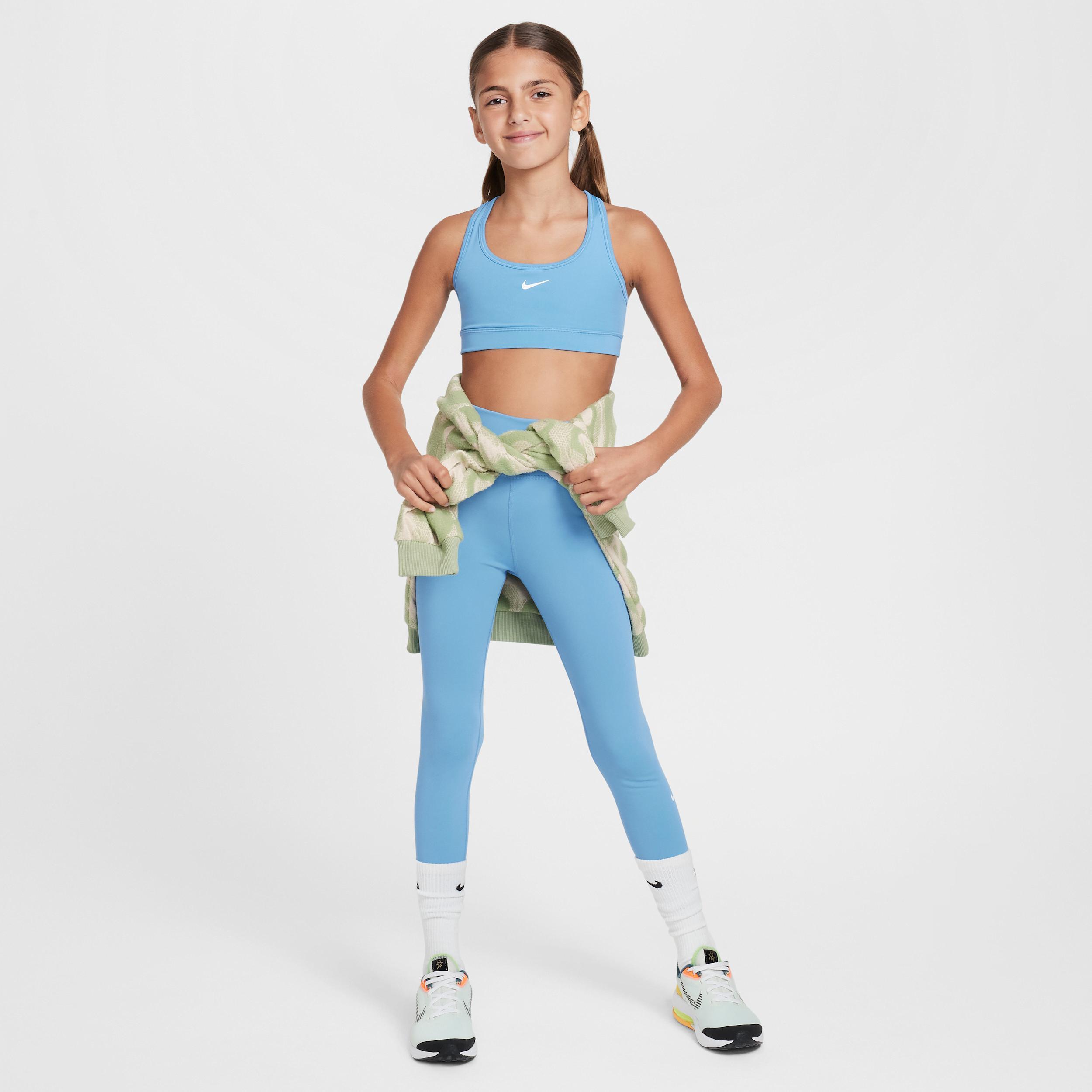 Girls 8-20 Nike Swoosh Sports Bra, Girl's, Size: XL, Blue Beyond Product Image