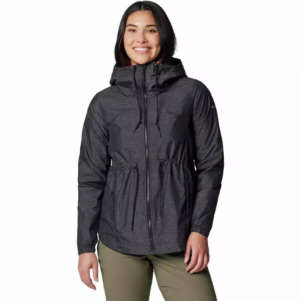Women's Columbia Lillian Ridge II Rain Jacket, Size: XL, Black Product Image