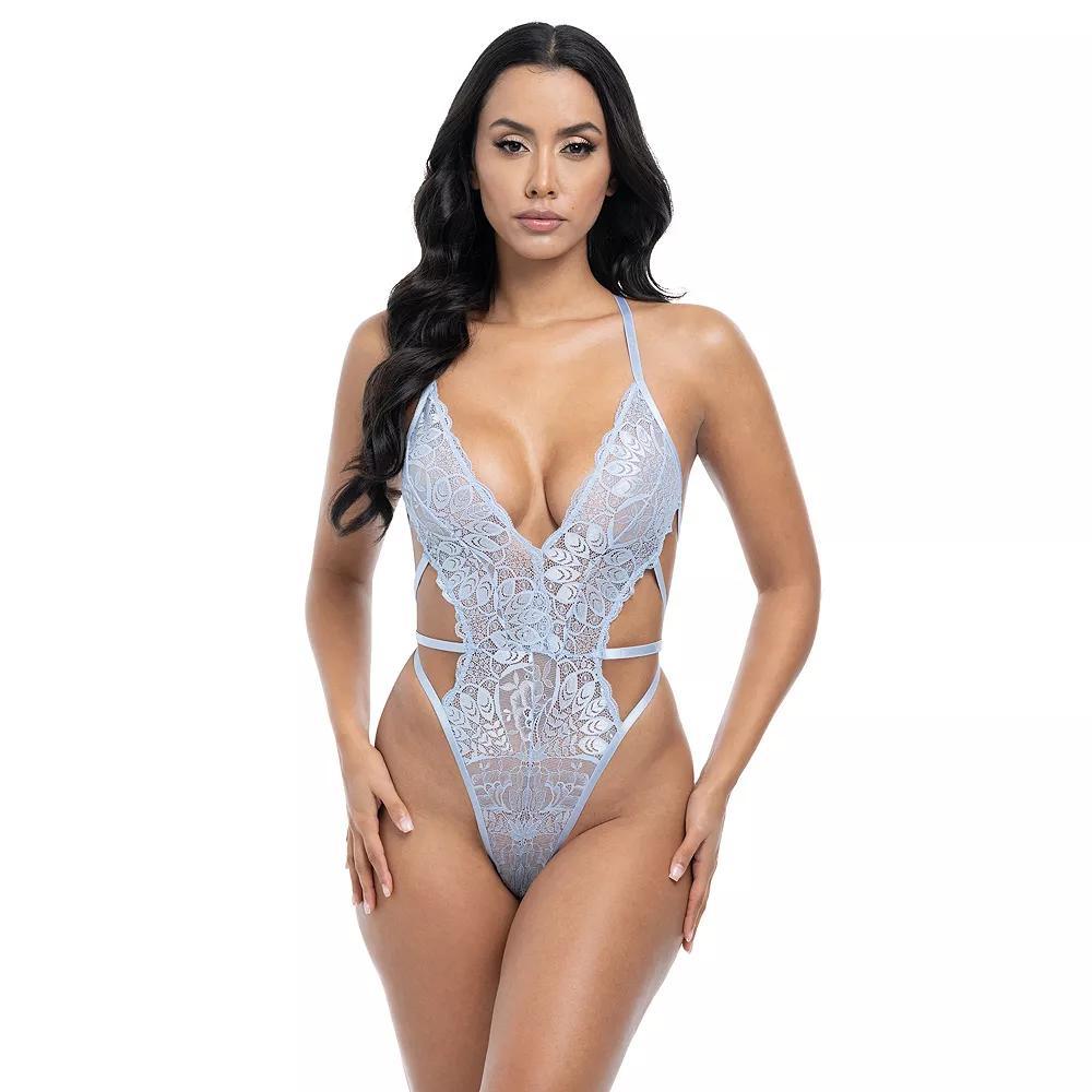 Women's Oh La La Cheri Lina Teddy Lingerie 52-11972, Size: Large-XL, Brunnera Blue Product Image
