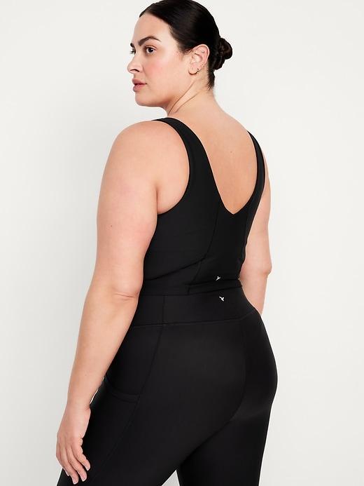 Light Support PowerSoft Ribbed Longline Sports Bra Product Image