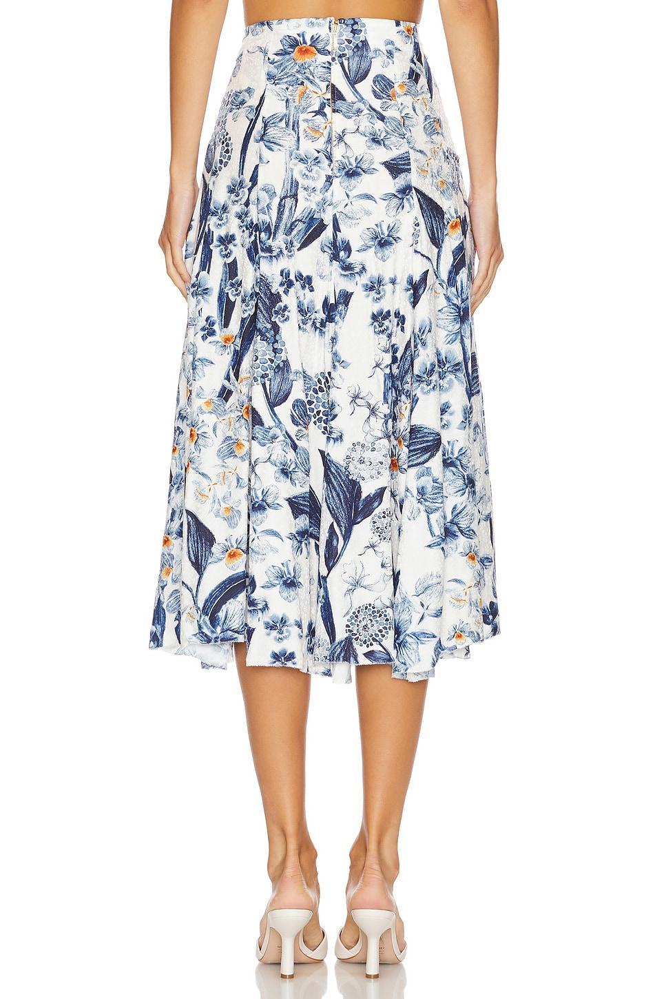 Mimosa Midi Skirt Agua by Agua Bendita Product Image