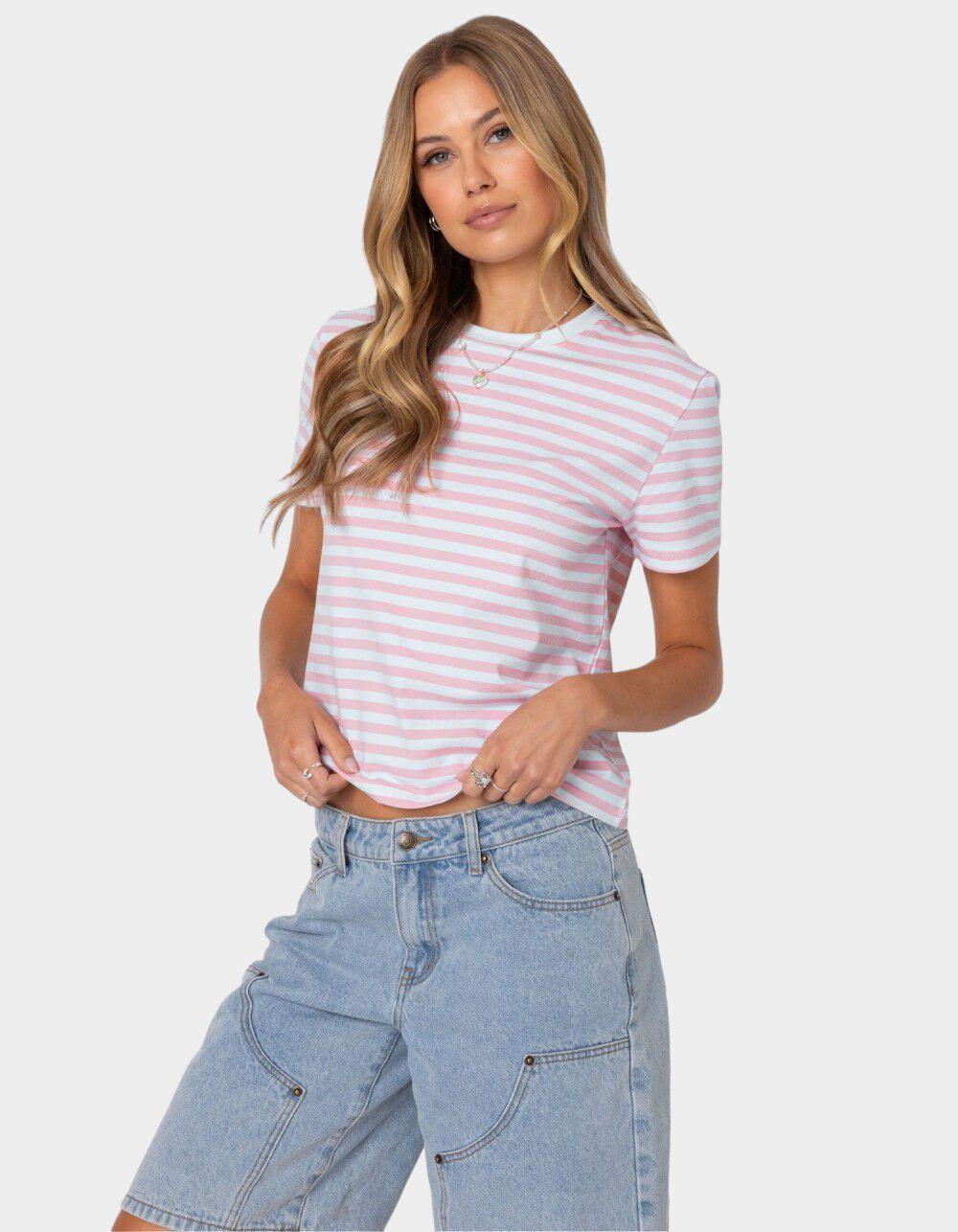 EDIKTED Callahan Striped Tee Product Image