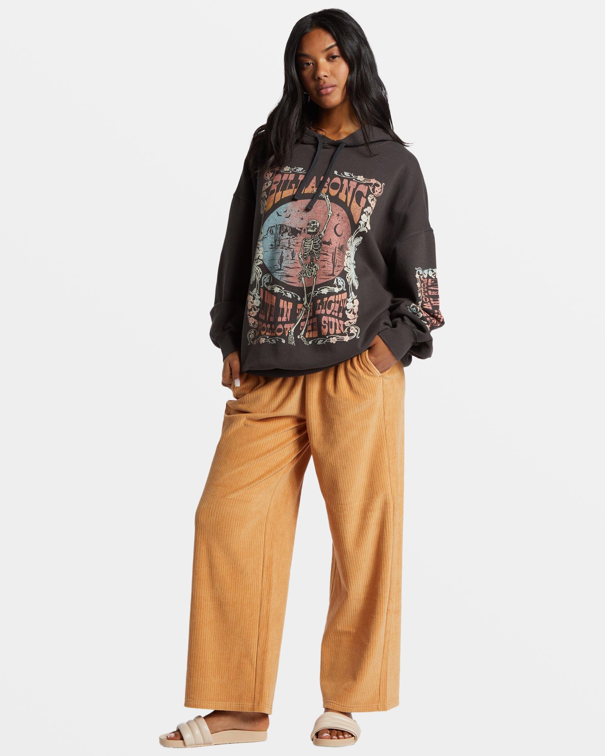 Rhythm Pullover Hoodie - Black Sands Female Product Image