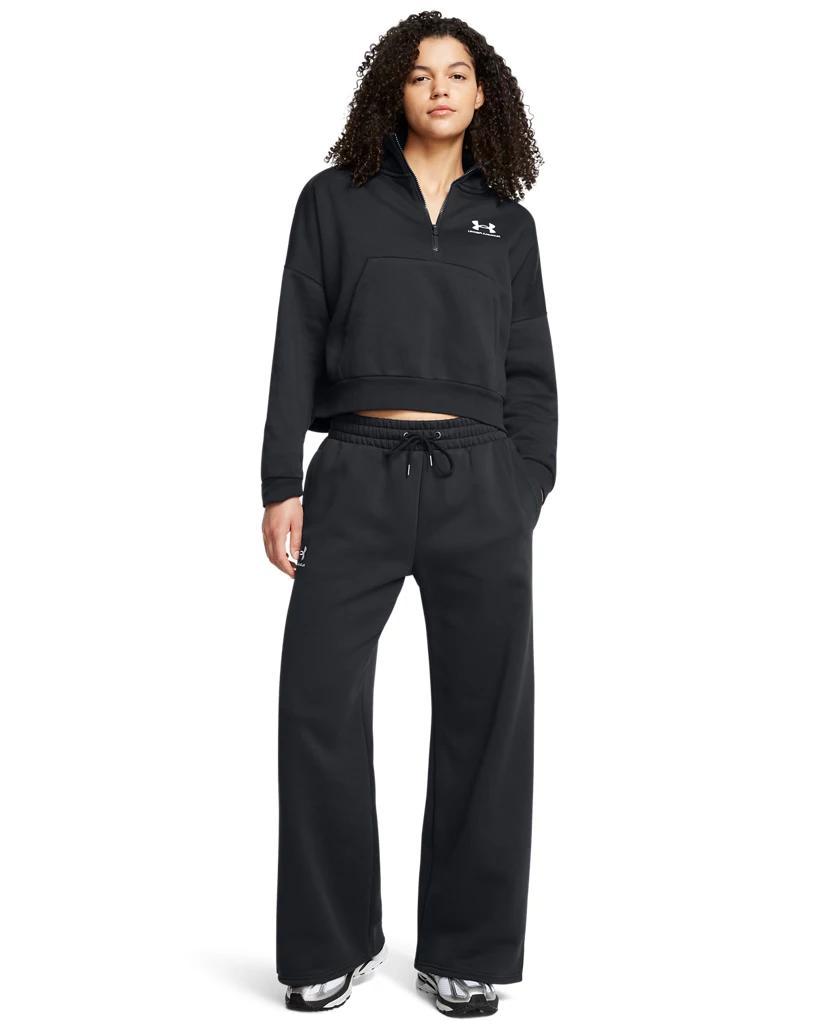 Women's UA Icon Fleece Wide Leg Pants Product Image