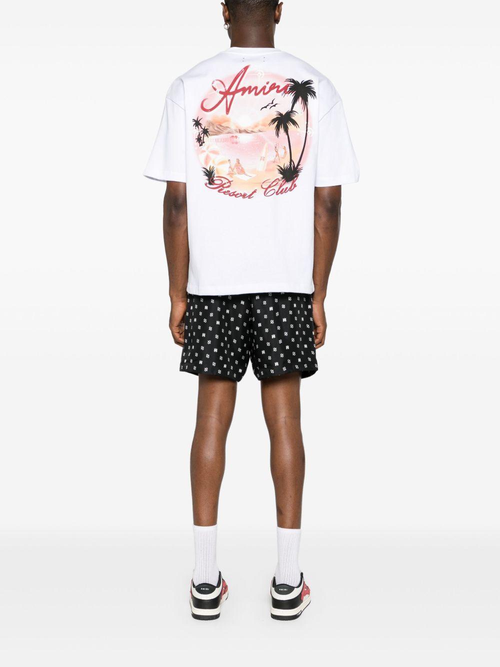 Paradise Airbrush cotton T-shirt Product Image