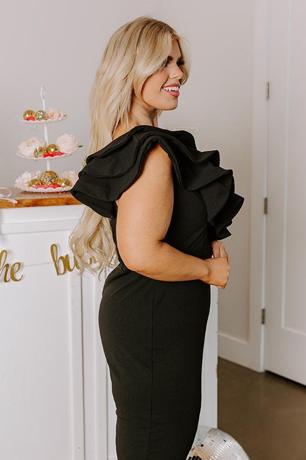 Best Party Ever Ruffle Jumpsuit Curves Product Image