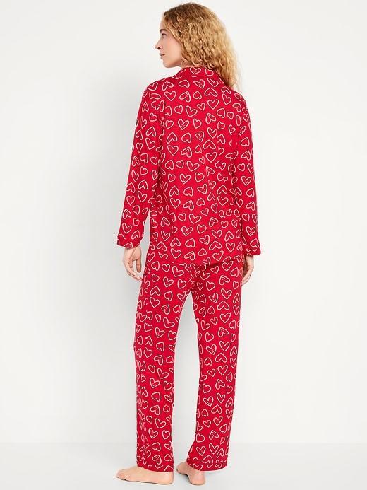 Knit Jersey Pajama Pant Set Product Image