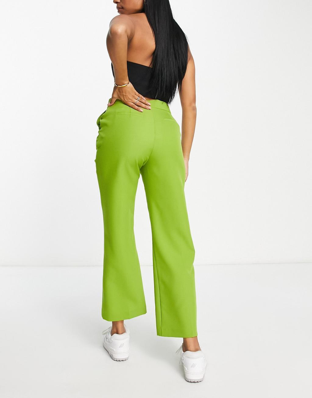 ASOS DESIGN hourglass straight ankle suit pants Product Image