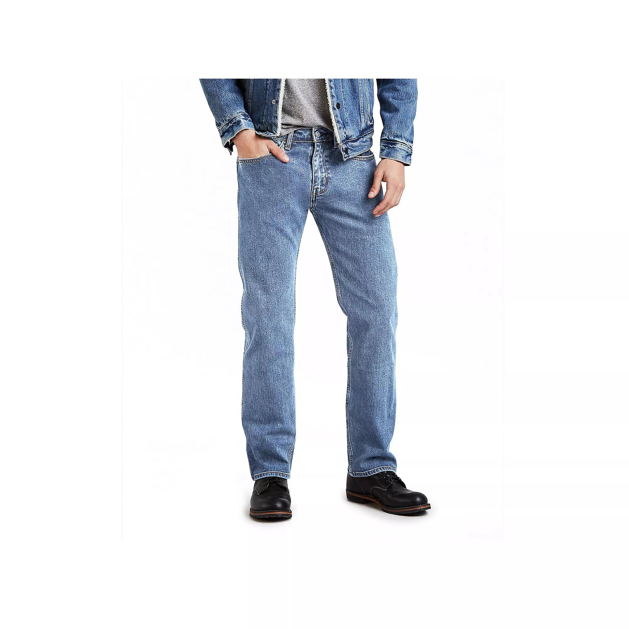 Men's Levi's® 505™ Regular Fit Stretch Jeans, Size: 33X32, Shootingstar Stonewash Product Image