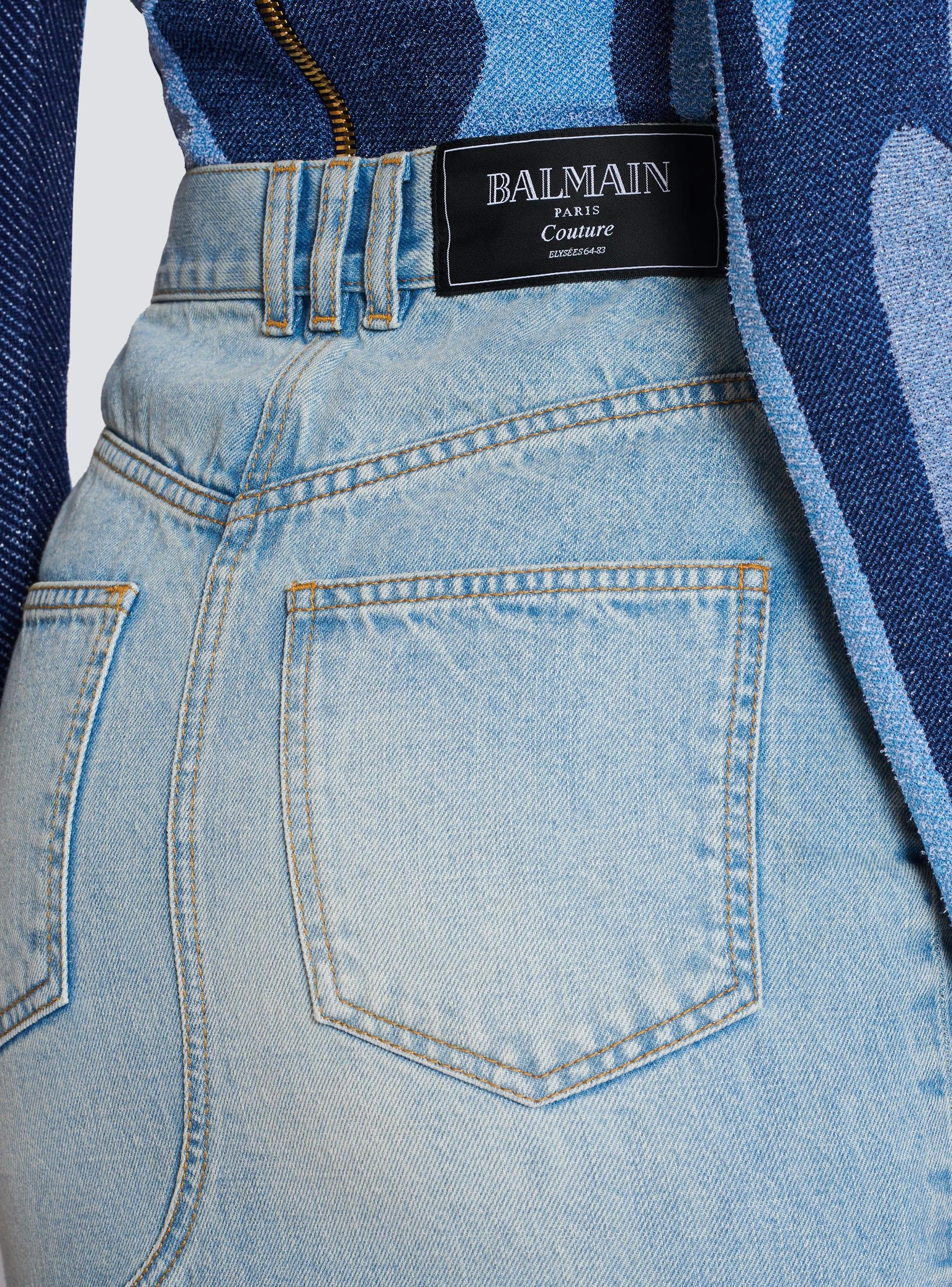 Denim midi skirt Product Image