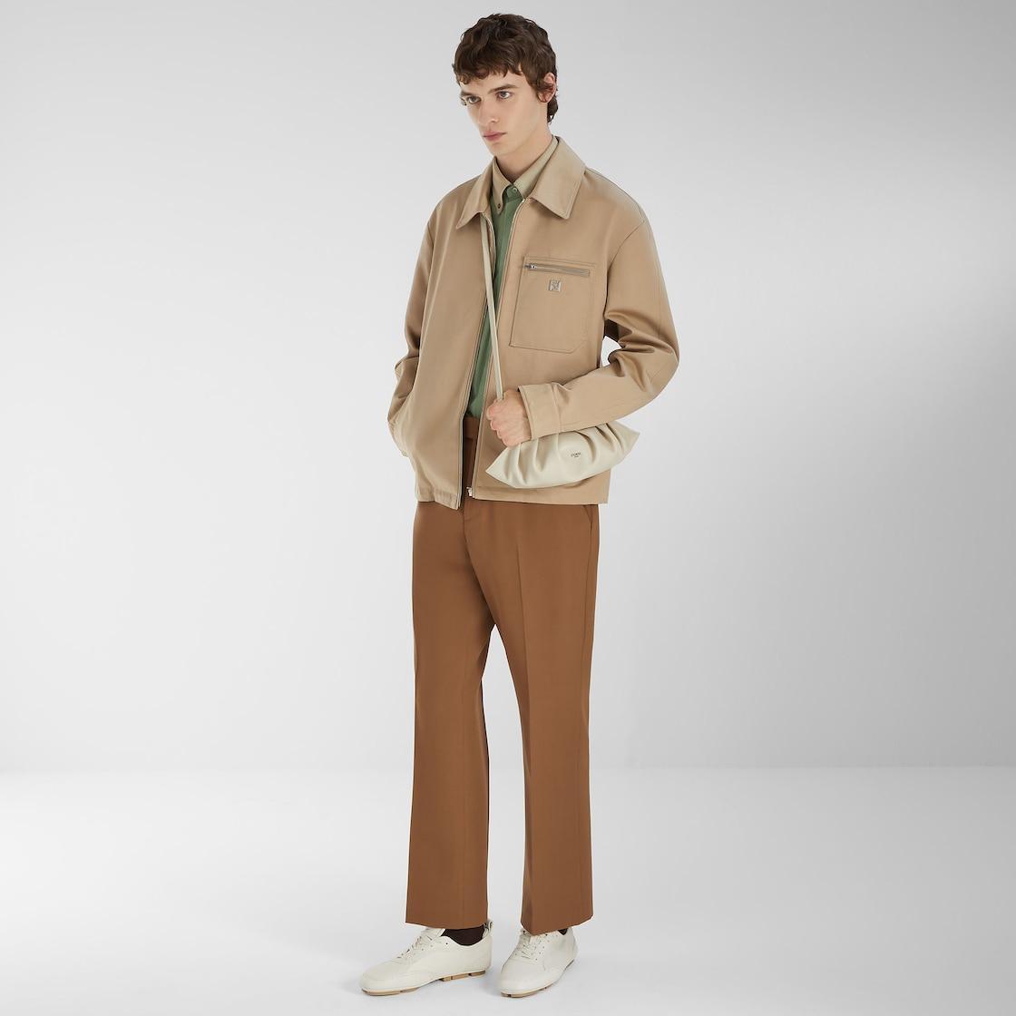 BlousonBeige gabardine blouson Product Image