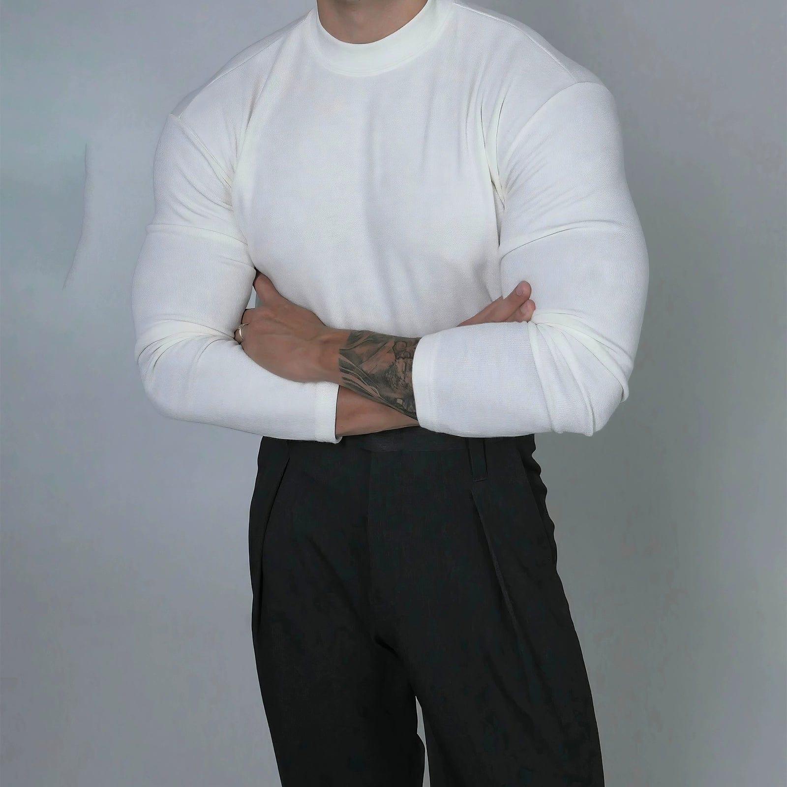 RT No. 11802 SLIM MOCK NECK LONGSLEEVE Product Image