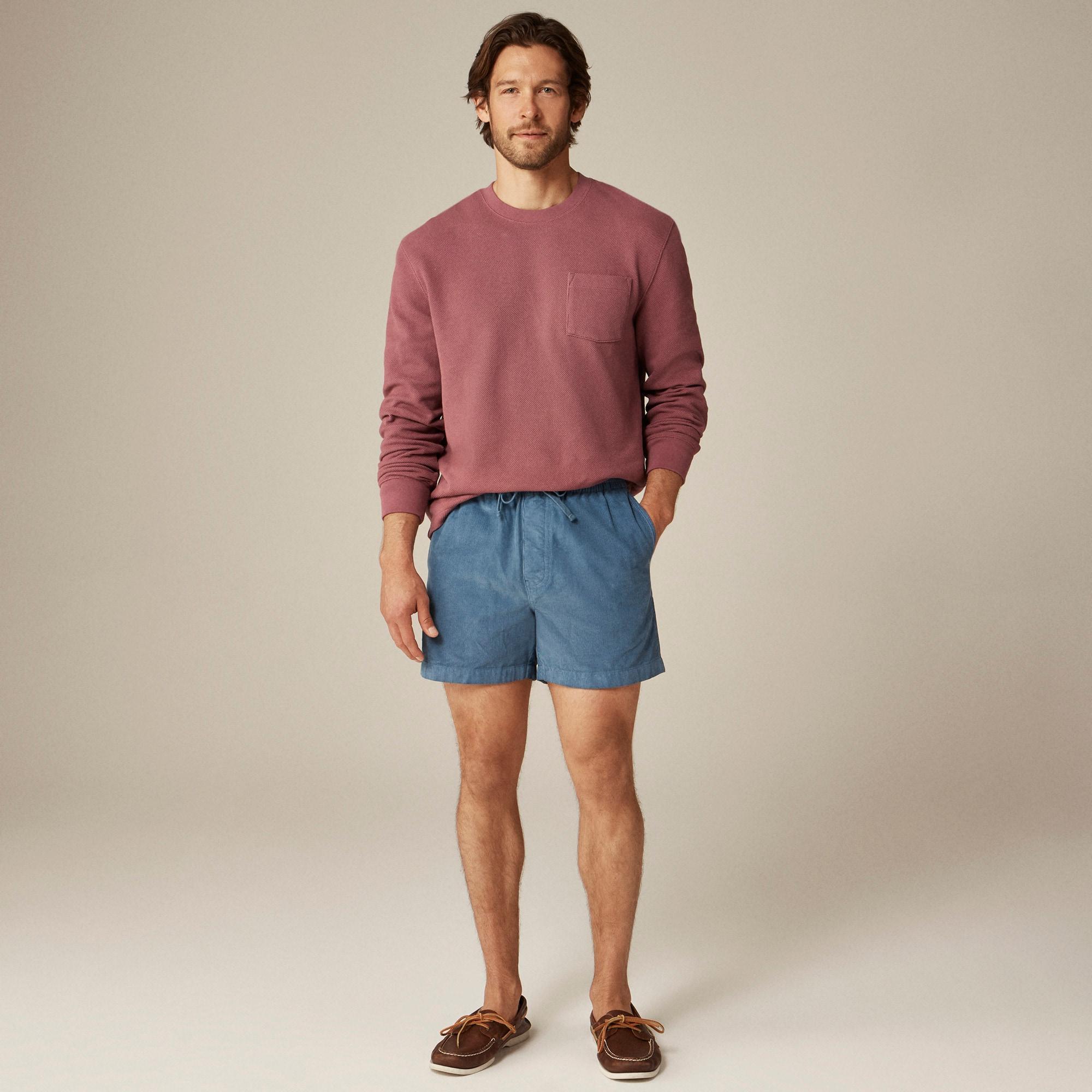 Long-sleeve macropiqué cotton T-shirt Product Image