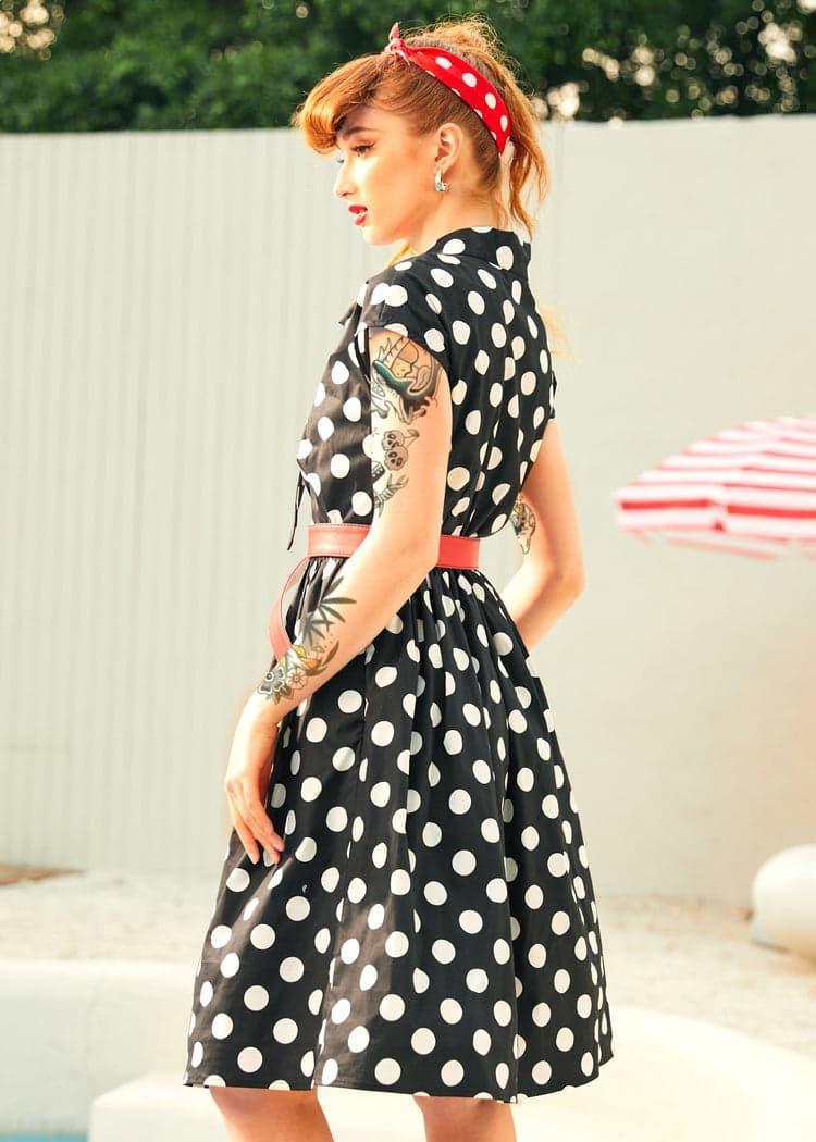 A Cult Classic Cap Sleeve Belted Dress Product Image