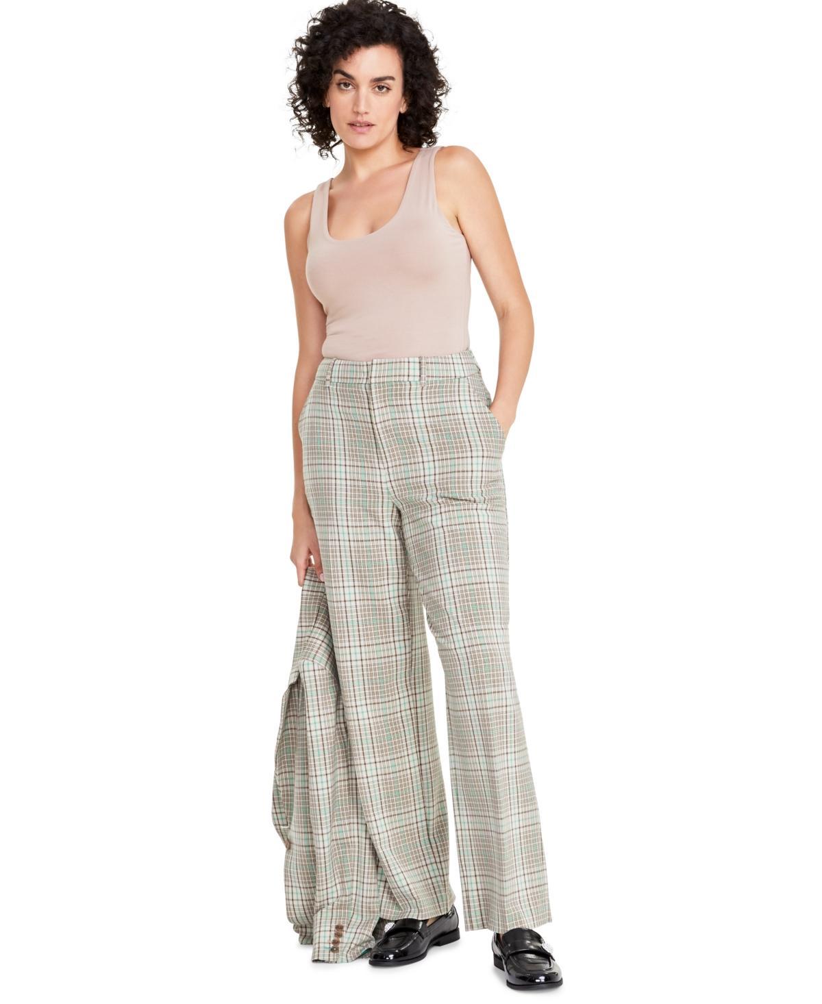 On 34th Womens High Rise Wide-Leg Trousers, Created for Macys Product Image
