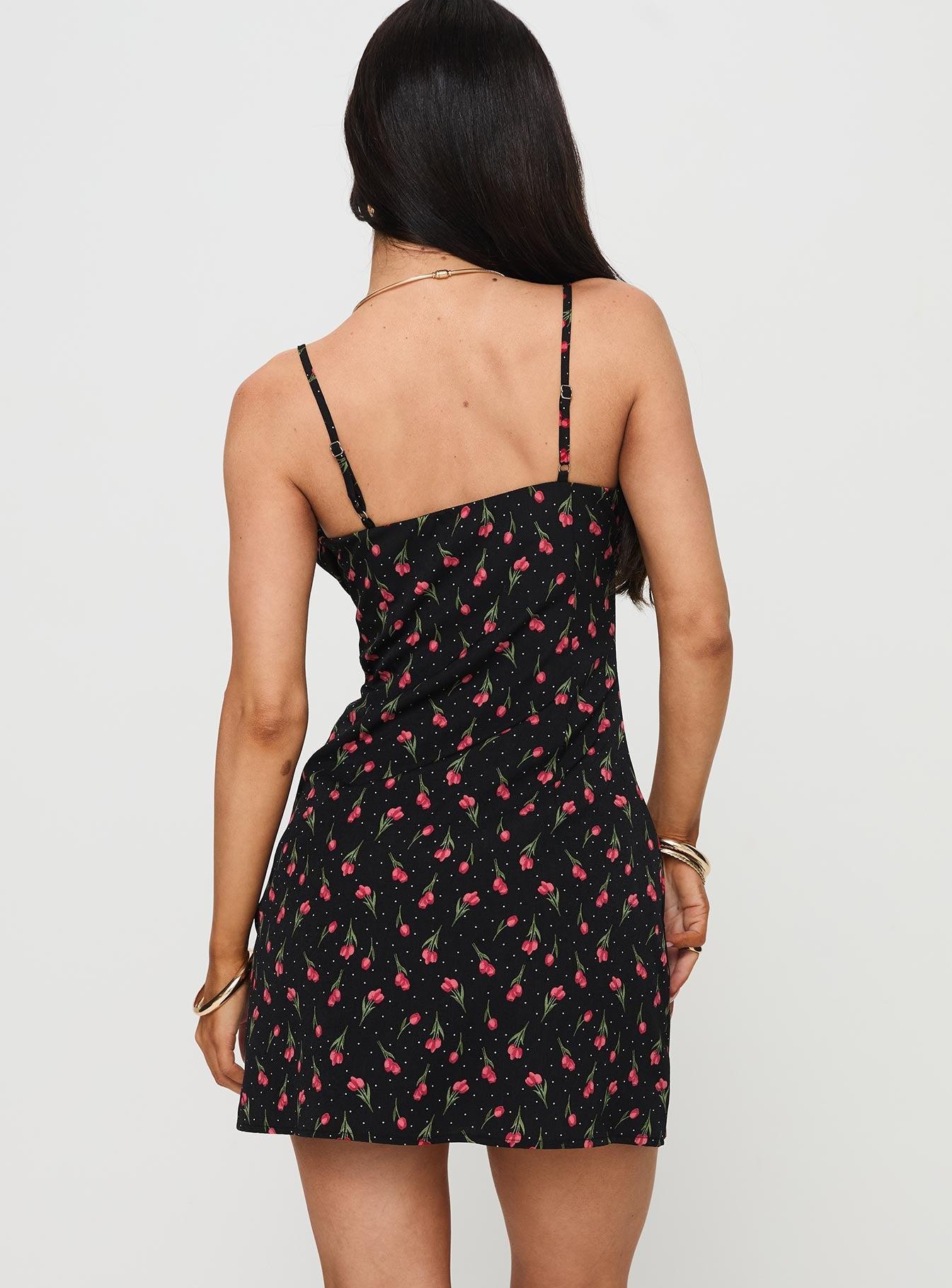Dorothie Mini Dress Multi Floral Product Image