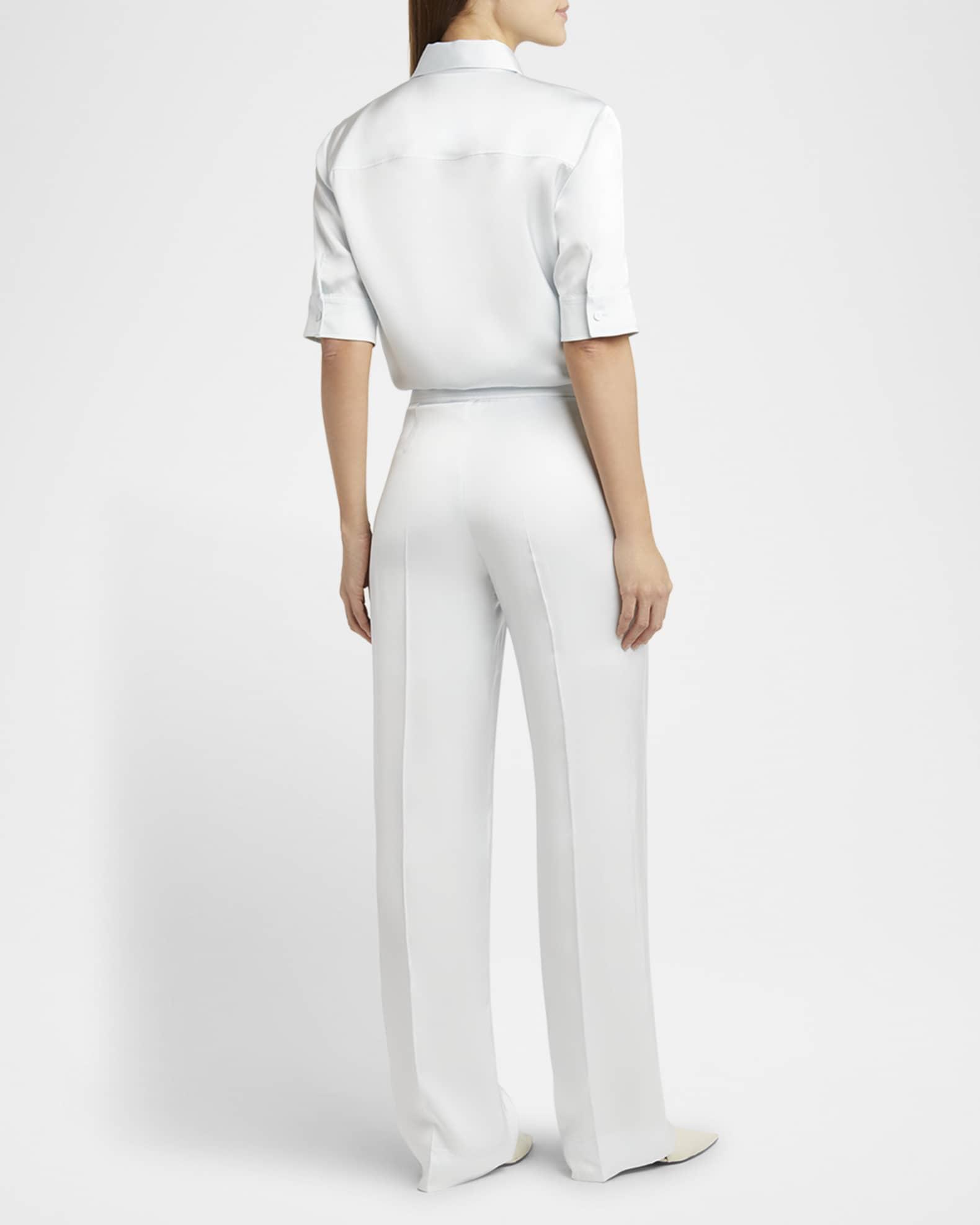 Relaxed Fluid Straight-Leg Pants Product Image