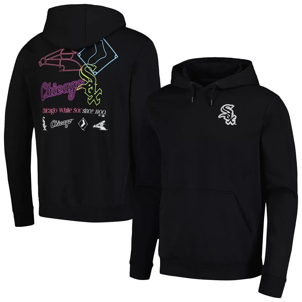 Men's Levelwear Black Chicago White Sox Podium Vintage Pullover Hoodie, Size: 2XL Product Image