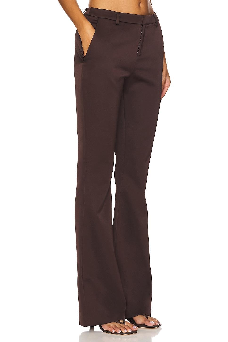 Elvira Heavy Satin Flare Trouser SER.O.YA Product Image