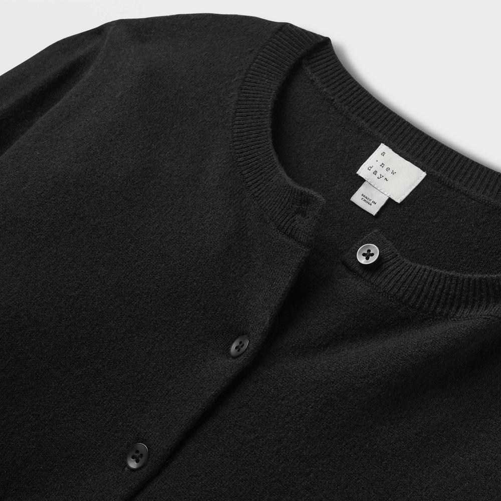 Women's Cozy Knit Cardigan - A New Day™ Product Image